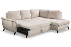 Narożnik Nevada z funkcją spania prawy    beżowy Spot 15 GR2