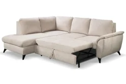 Narożnik Nevada z funkcją spania lewy beżowy Spot 15 GR2