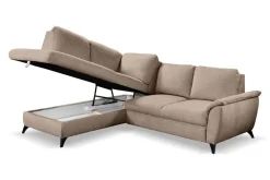 Narożnik Nevada z funkcją spania lewy     c.beżowy Spot 14 GR2