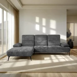 Narożnik Rasmus antracytowy prawy         Perfect Harmony 90 GR3