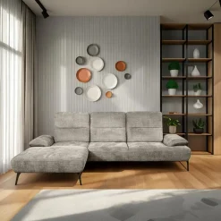 Narożnik Rasmus szary prawy Perfect       Harmony 82 GR3