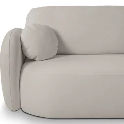 Narożnik Salby z funkcją spania prawy szary jasny Sicuro 65