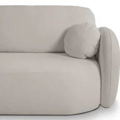 Narożnik Salby z funkcją spania lewy szary jasny Sicuro 65