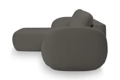 Narożnik Salby z funkcją spania lewy      antracytowa Sicuro 80