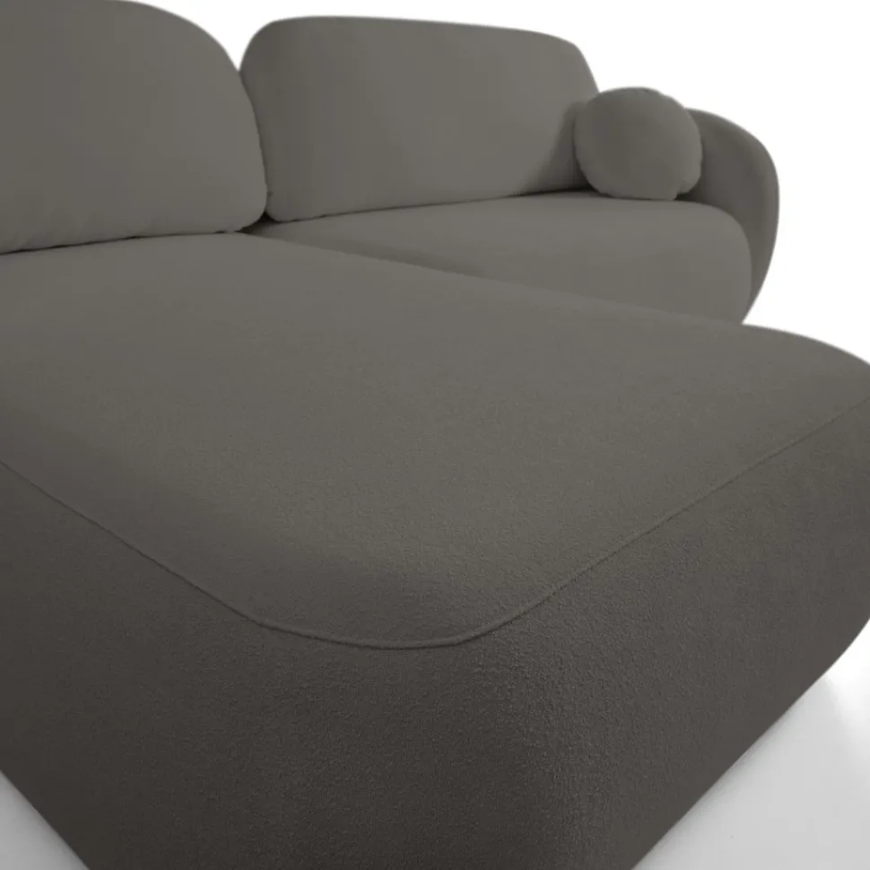 Narożnik Salby z funkcją spania lewy antracytowa Sicuro 80