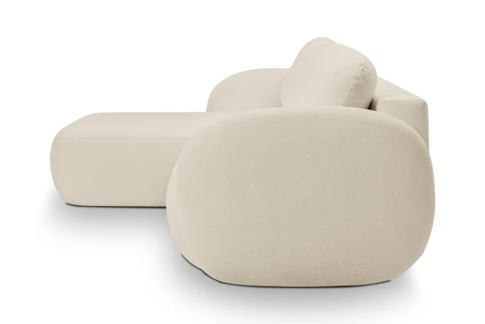 Narożnik Salby z funkcją spania lewy beżowy Sicuro 55