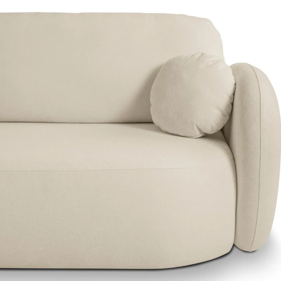 Narożnik Salby z funkcją spania lewy beżowy Sicuro 55