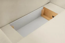 Narożnik Salby z funkcją spania lewy beżowy Sicuro 55