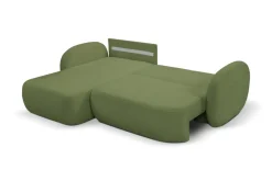 Narożnik Salby z funkcją spania lewy zielony Sicuro 20