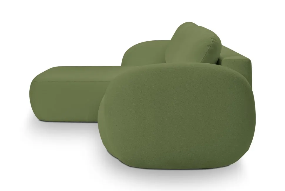 Narożnik Salby z funkcją spania lewy zielony Sicuro 20