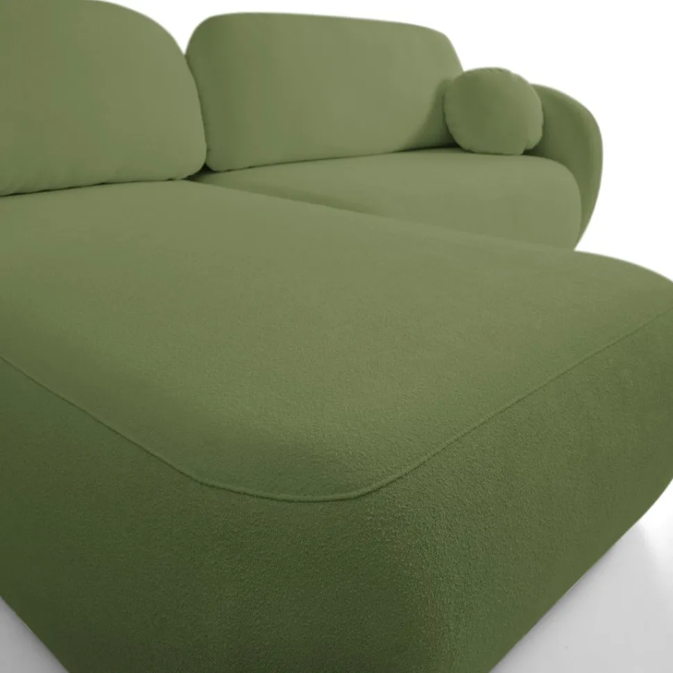 Narożnik Salby z funkcją spania lewy zielony Sicuro 20