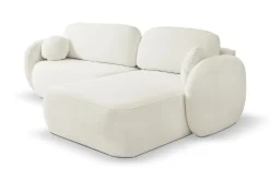 Narożnik Salby z funkcją spania prawy     biały Sicuro 60