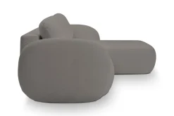 Narożnik Salby z funkcją spania prawy     szary Sicuro 75