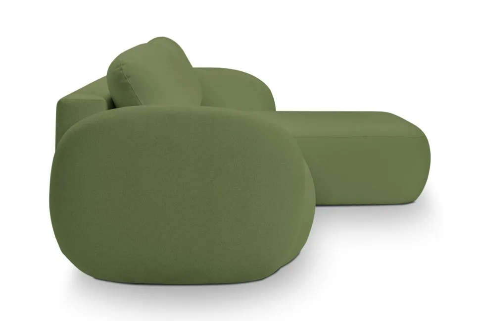 Narożnik Salby z funkcją spania prawy zielony Sicuro 20