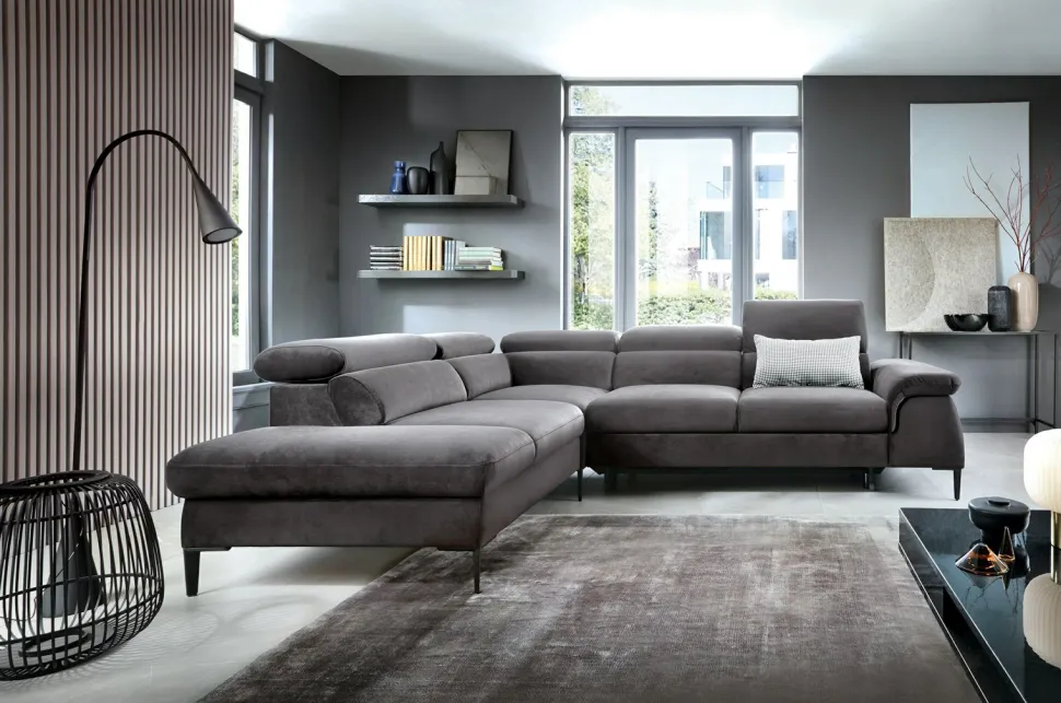 Narożnik Silvo L lewy szary Vogue 16