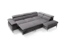 Narożnik Silvo L prawy szary Vogue 16