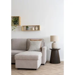 Narożnik z funkcją spania Belfast beżowy  uniwersalny