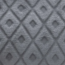 Narzuta na łóżko 3D Losange 180x230 cm szara