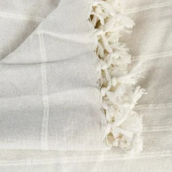 Narzuta na łóżko Vintage kremowa  230x250cm