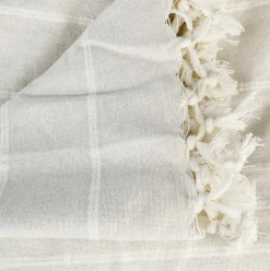 Narzuta na łóżko Vintage kremowa  160x220cm