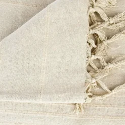 Narzuta na łóżko Vintage w kolorze lnu 230x250cm