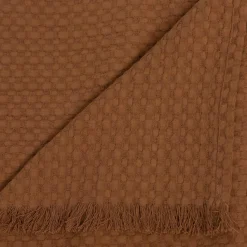 Narzuta Widdy bawełniana terakota