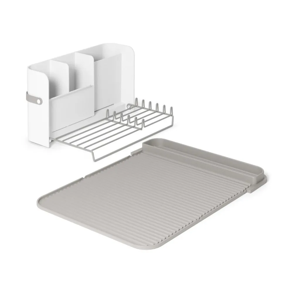 Ociekacz do naczyń Sling biały/szary