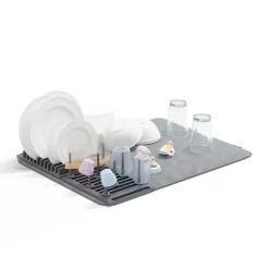 Ociekacz, suszarka do naczyń z matą UDry szara