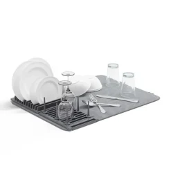 Ociekacz, suszarka do naczyń z matą UDry szara