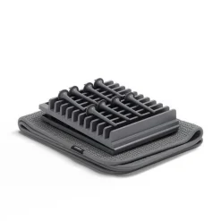 Ociekacz, suszarka do naczyń z matą UDry szara