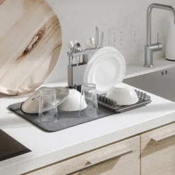 Ociekacz, suszarka do naczyń na zlew UDry szara