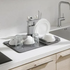 Ociekacz, suszarka do naczyń na zlew UDry szara