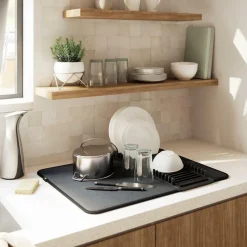 Ociekacz, suszarka do naczyń czarna UDRY