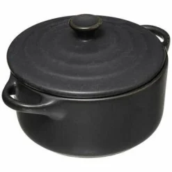 Okrągłe naczynie do zapiekania czarne     10cm