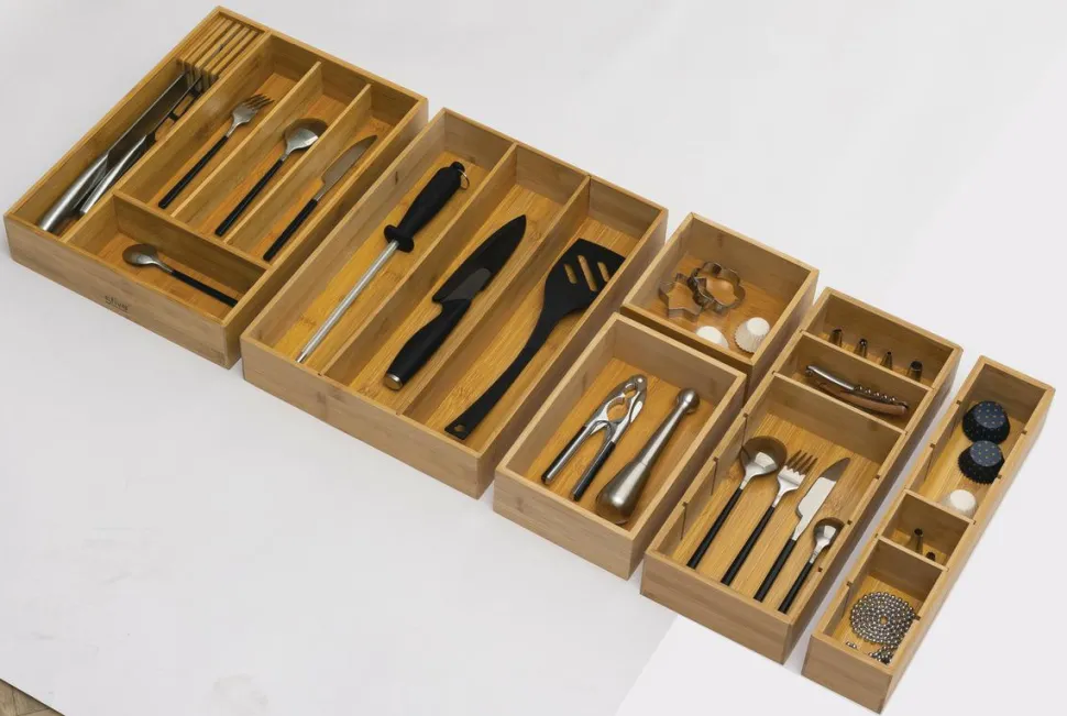 Organizer bambusowy 8x38cm