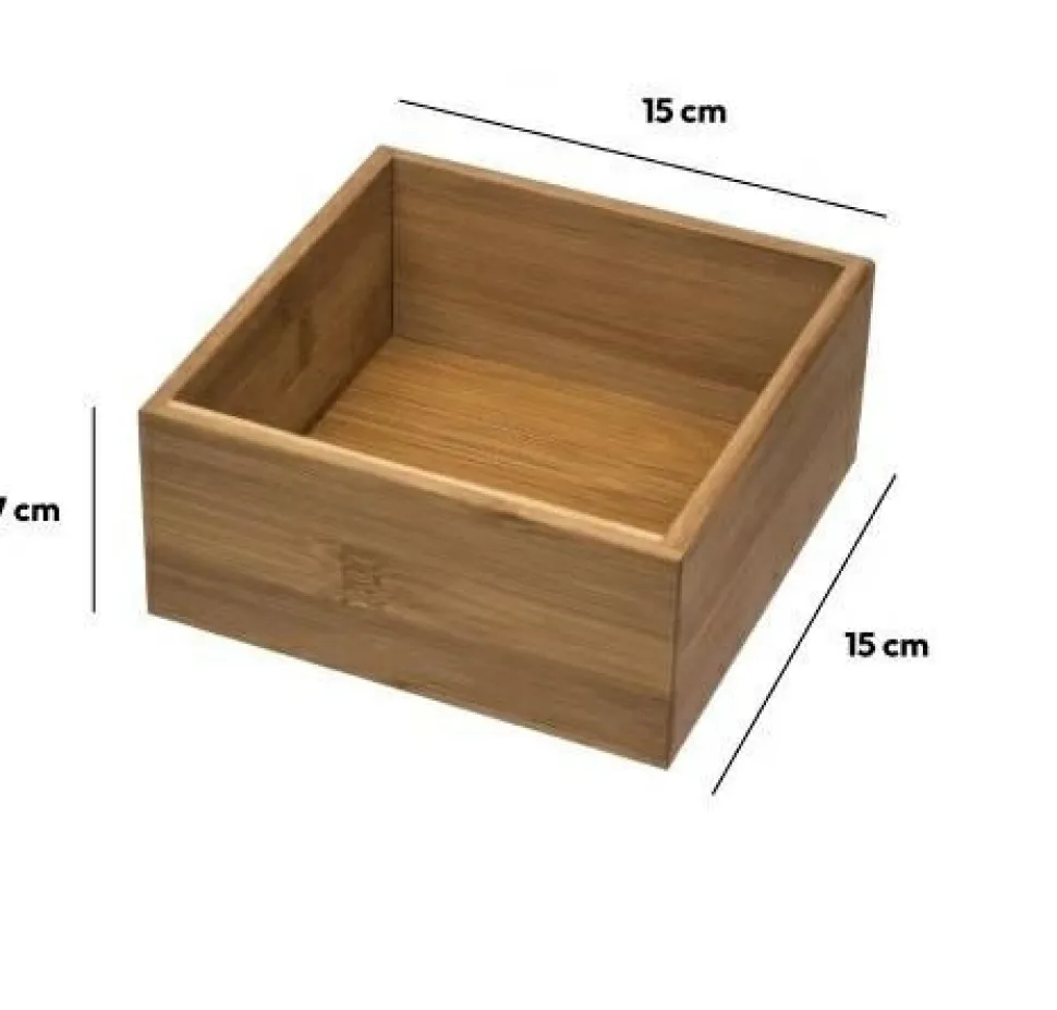 Organizer bambusowy 15x15x7cm