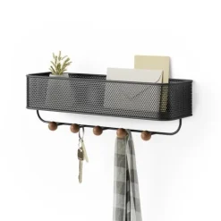 Organizer ścienny, czarny, ESTIQUE