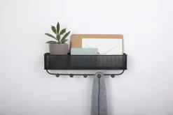 Organizer ścienny, czarny, ESTIQUE