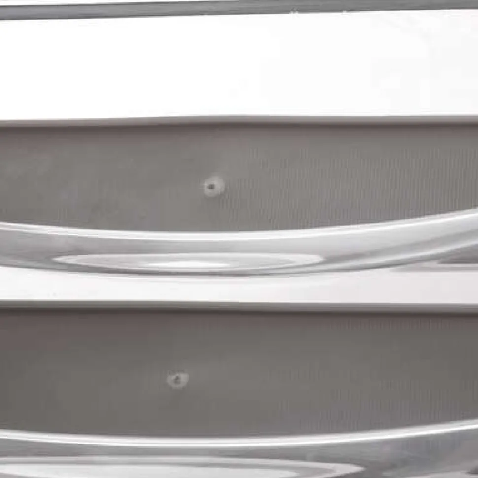 Organizer do szuflady 5 przegródek szary