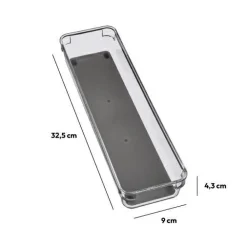 Organizer do szuflady 32,5x9x4,5 cm szary