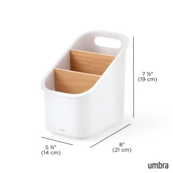 Organizer /pojemnik Bellwood biały/       naturalny