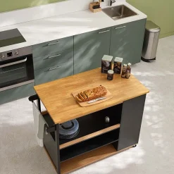 Organizer zlewu dozownik, szczotka, gąbka bambusowy