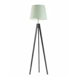 Oświetlenie podłogowe ARUBA abażur miętowy stelaż popielaty