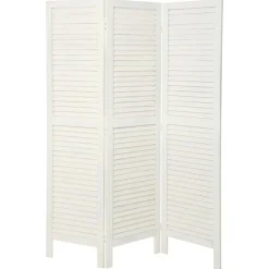 Parawan Camila drewniany biały