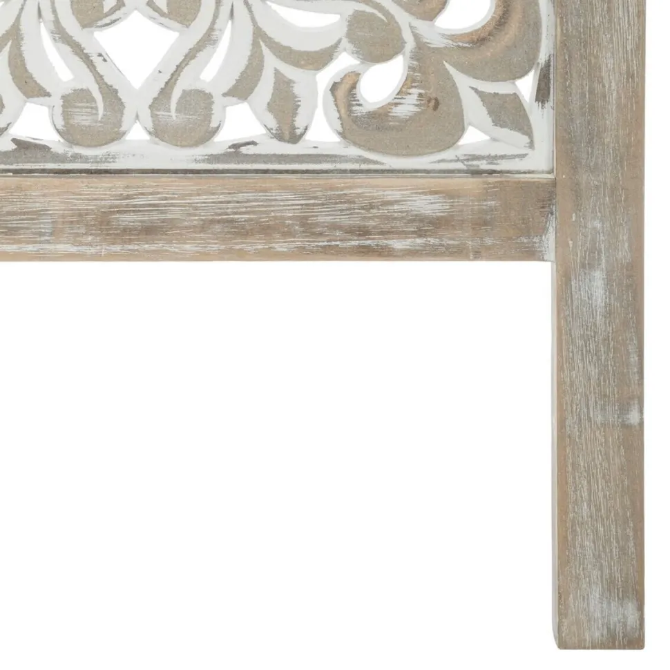 Parawan Etnik składany biały