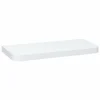 Półka ścienna Fixy 60 cm zaokrąglona      biała