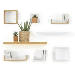 Półka ścienna samowisząca 60cm biała