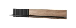 Półka 180cm Adre dąb wotan/ czarny