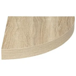 Półka narożna Fixy okrągła dąb