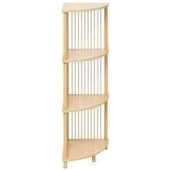 Półka narożna Kord 4-poziomowa naturalna